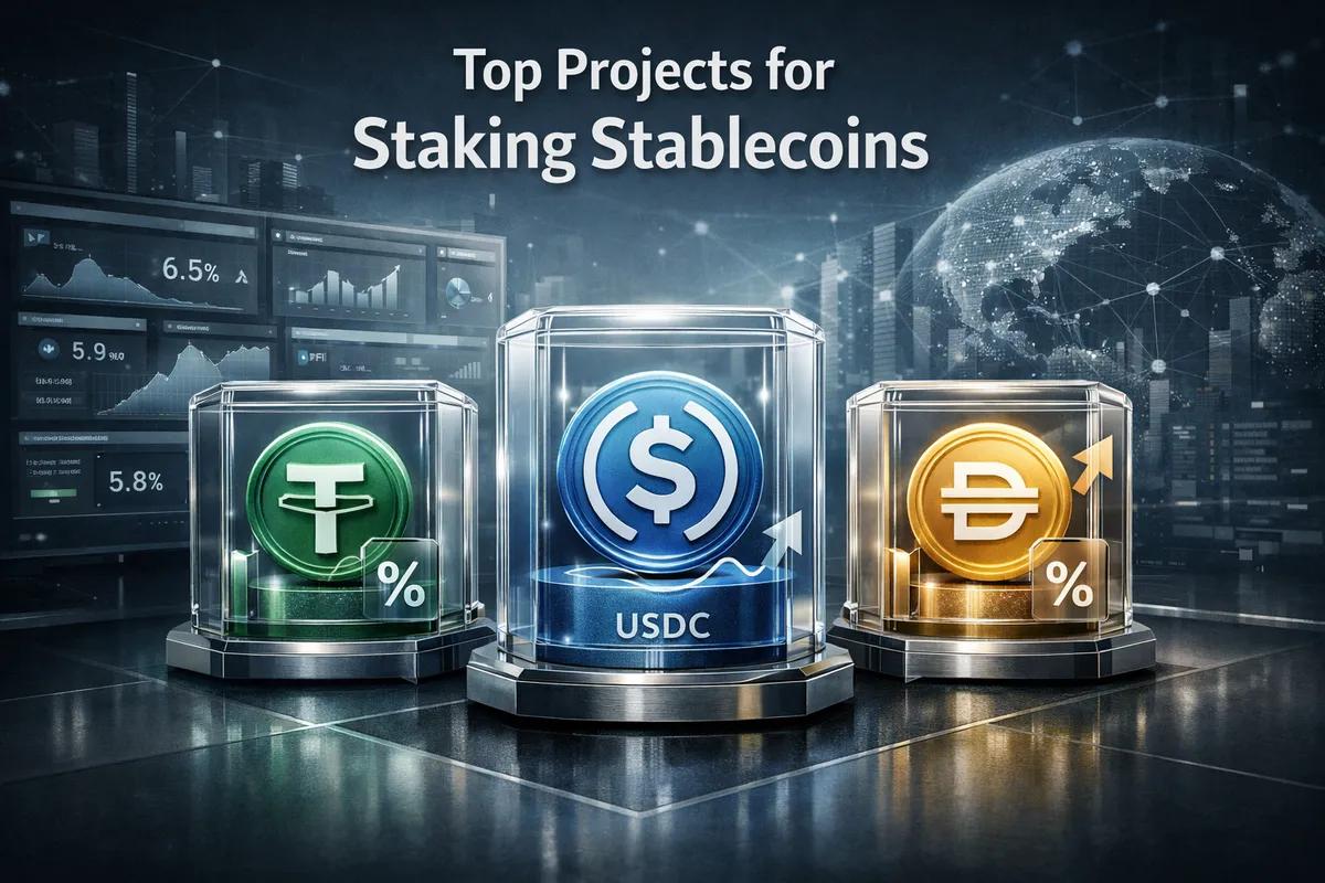 Parhaat projektit Stablecoinsin panostamiseen