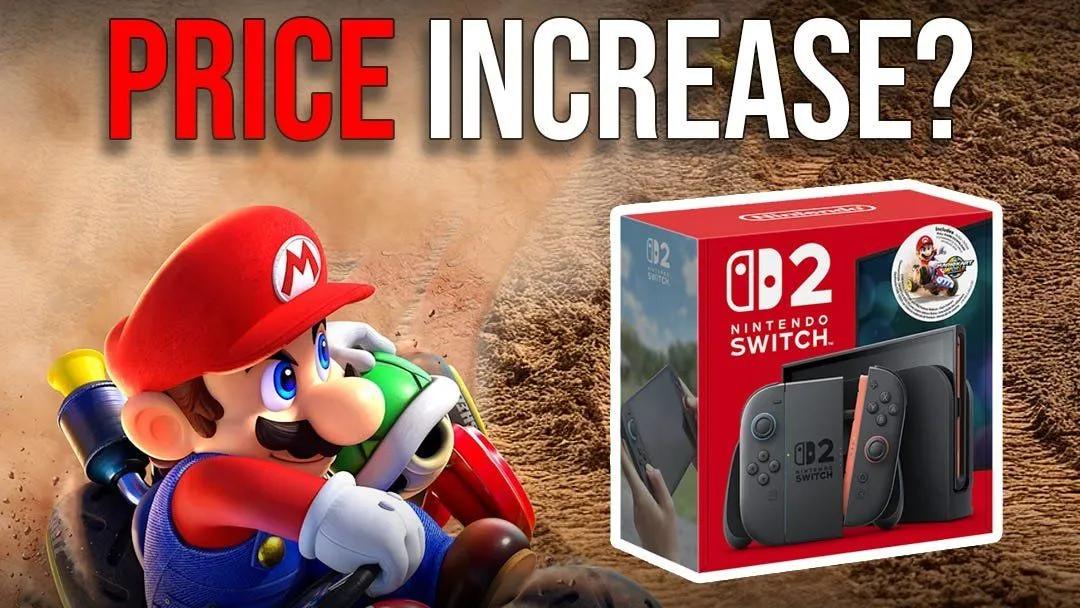 Nintendo nostaa Switch 2:n hintaa 499 dollariin/ 499 euroon syyskuusta alkaen.