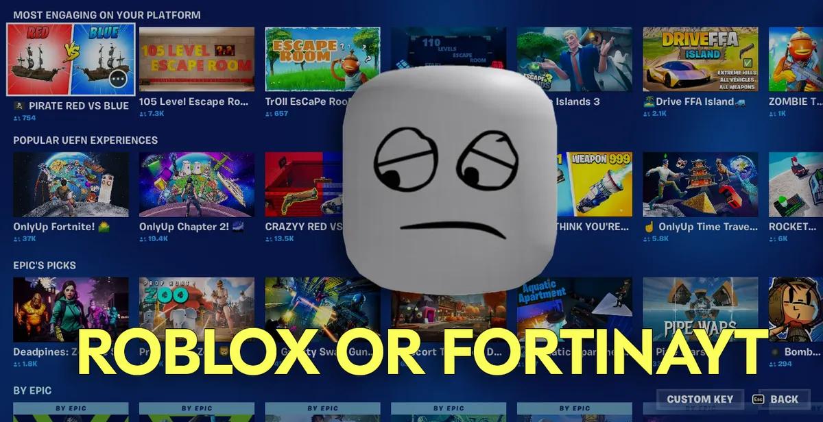 Epic Games haastaa Robloxin käyttäjien luomalla sisällöllä