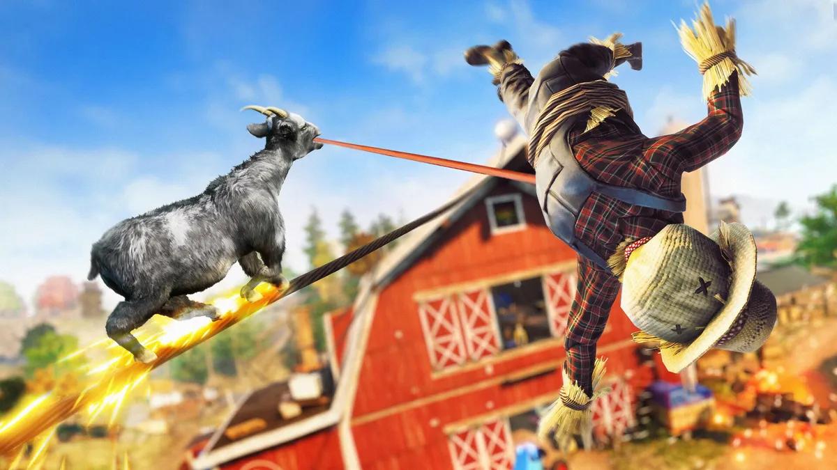 Goat Simulator 3 julkaisee uuden DLC:n: Baadlands: Road: Furry Road