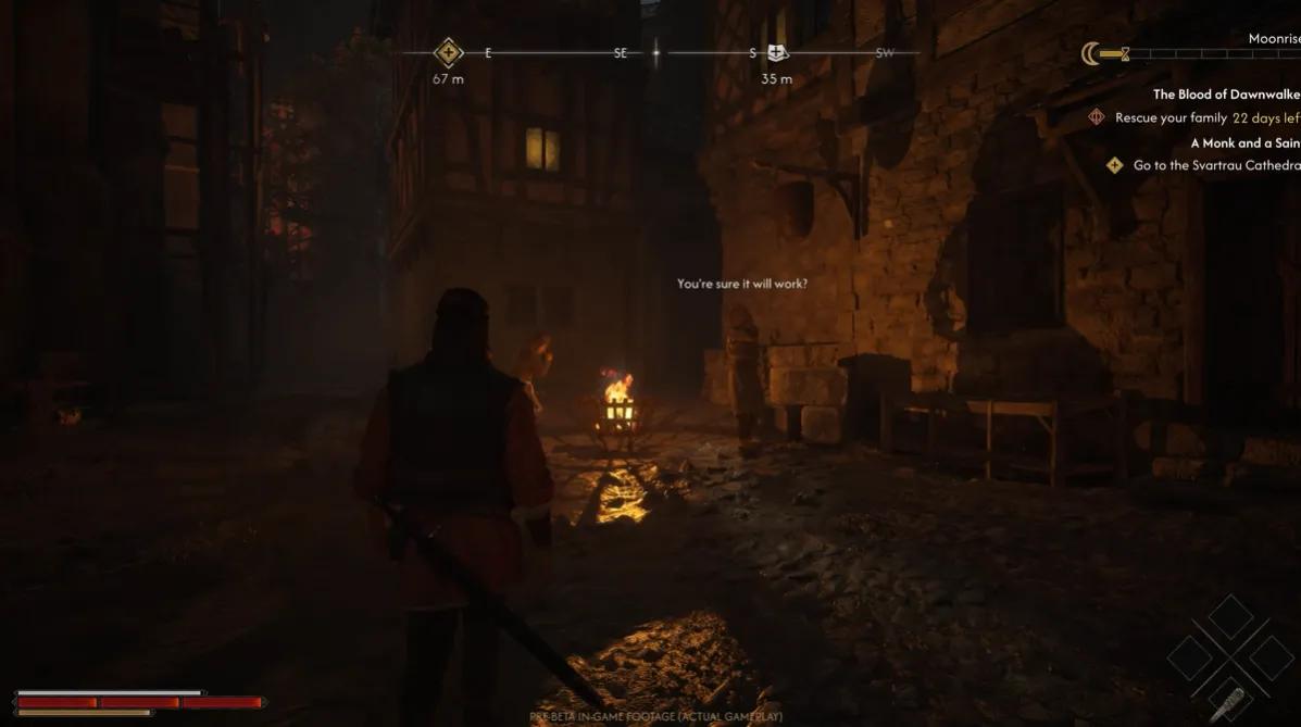 Blood Of Dawnwalker -pelin pelattavuuden erittelyssä korostuvat ihmisten ja vampyyrien polut