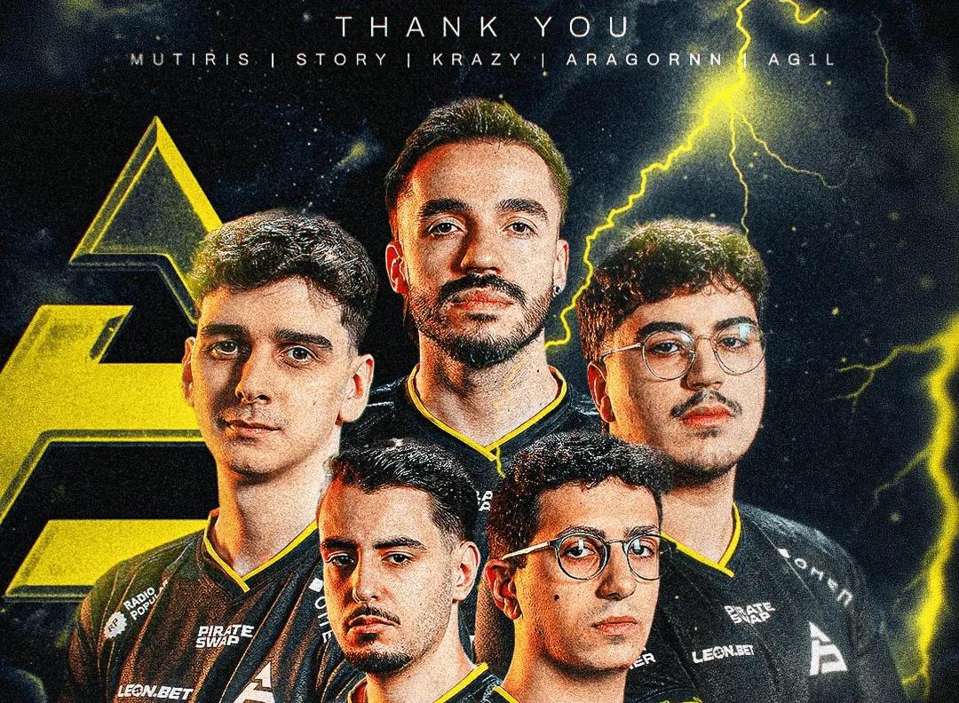 SAW myy CS2-luettelonsa: MUTiRiS, aragornN ja krazy liittyvät BC.Game Esportsiin.