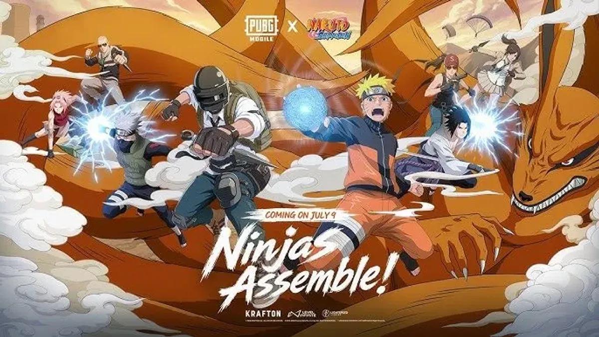 PUBG Mobile paljastaa yhdeksän Naruto Shippuden -hahmon ulkoasua