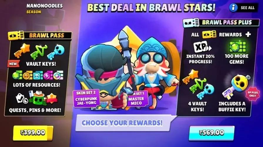 Brawl Starsin kauden 52 Brawl Pass -palkinnot paljastettu