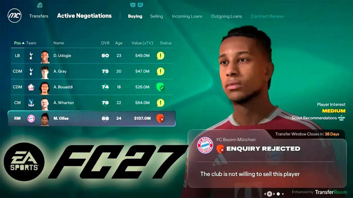 Electronic Arts paljasti uusia yksityiskohtia ja parannuksia EA Sports FC 27:n uratilaan