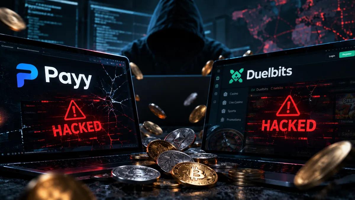 Payy ja Duelbits hakkeroitiin samana päivänä 1,8 ja 4,3 miljoonan dollarin edestä.