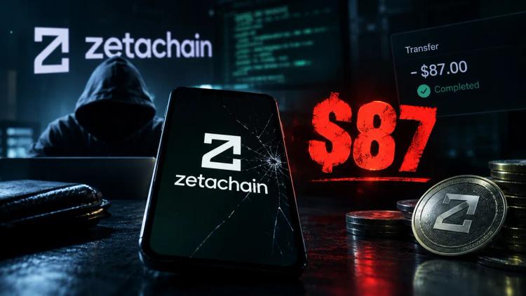 ZetaChainin kerrotaan hakkeroineen 87 dollarin edestä. Ei miljoonien. Dollarien.