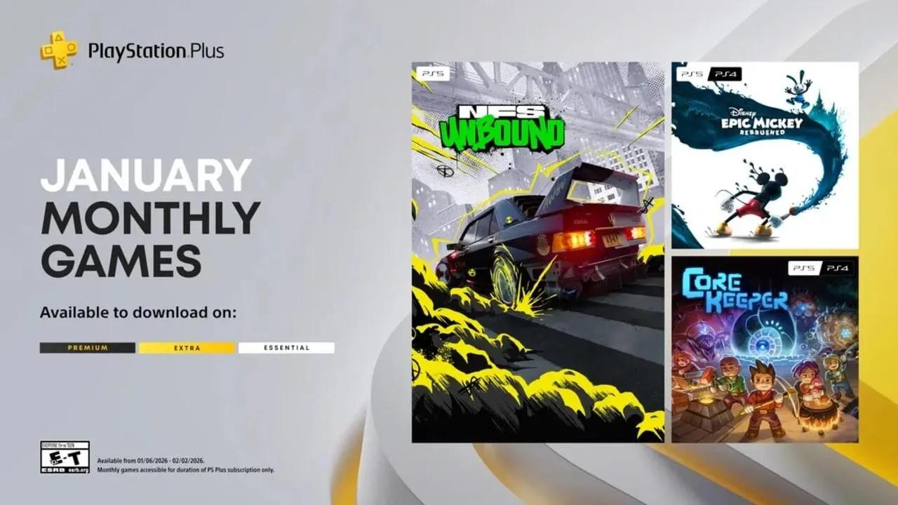 PlayStation Plus -pelit tammikuu 2026