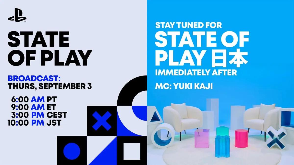 Sony ilmoitti virallisesti, että seuraava State of Play julkaistaan 3. syyskuuta