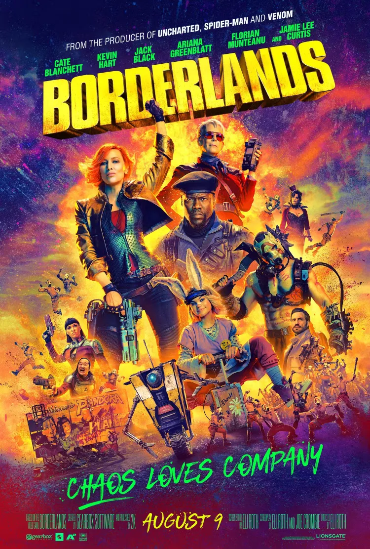 Exciting New Look at Borderlands Movie with Star-Studded Poster 1