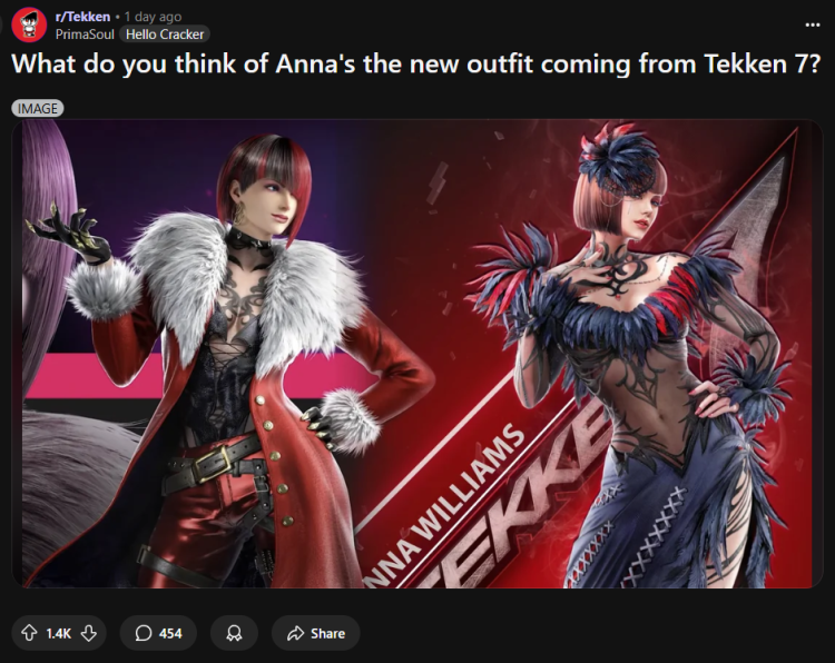 Tekken 8:n ohjaaja lopettaa arvostelun Anna Williamsin New Look 1:stä