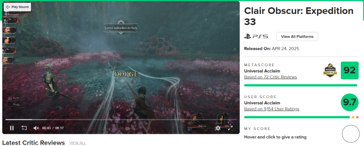 Clair Obscur: Expedition 33 Sells 2 Million Copies in 12 Days, Macron Joins the Hype 1