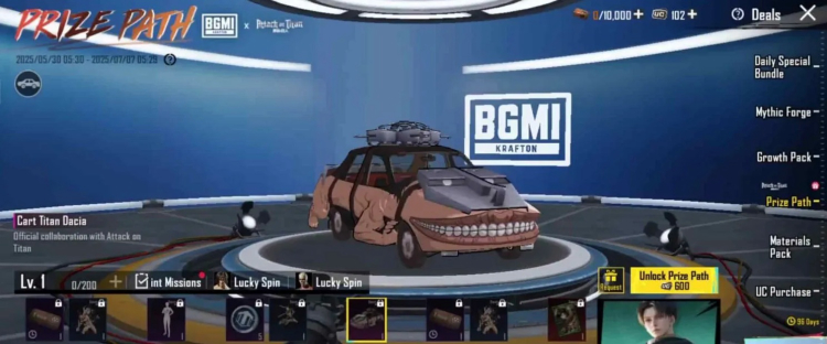 PUBG Mobile x Attack on Titan -tapahtuma: Palkintopolun, palkkioiden ja liittymisen täydellinen erittely 1