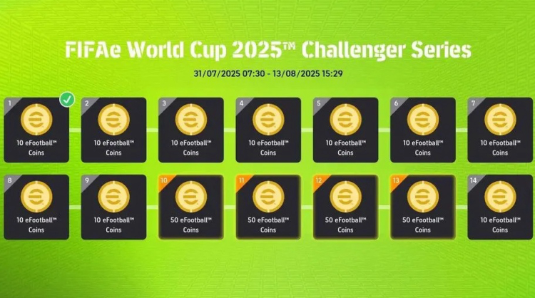 eFootball 2025 juhlistaa FIFAe World Cup 2025 -kilpailuja merkittävällä pelin sisäisellä kampanjalla 1