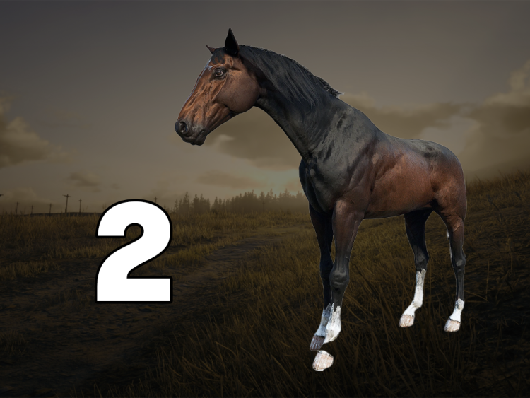 Red Dead Redemption 2:n 10 parasta hevosta suorituskyvyn mukaan luokiteltuna 9