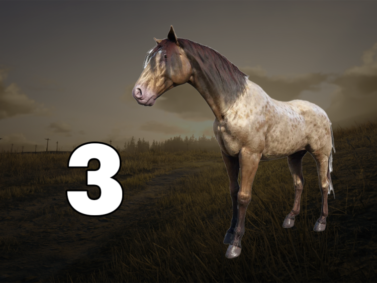 Red Dead Redemption 2:n 10 parasta hevosta suorituskyvyn mukaan luokiteltuna 8