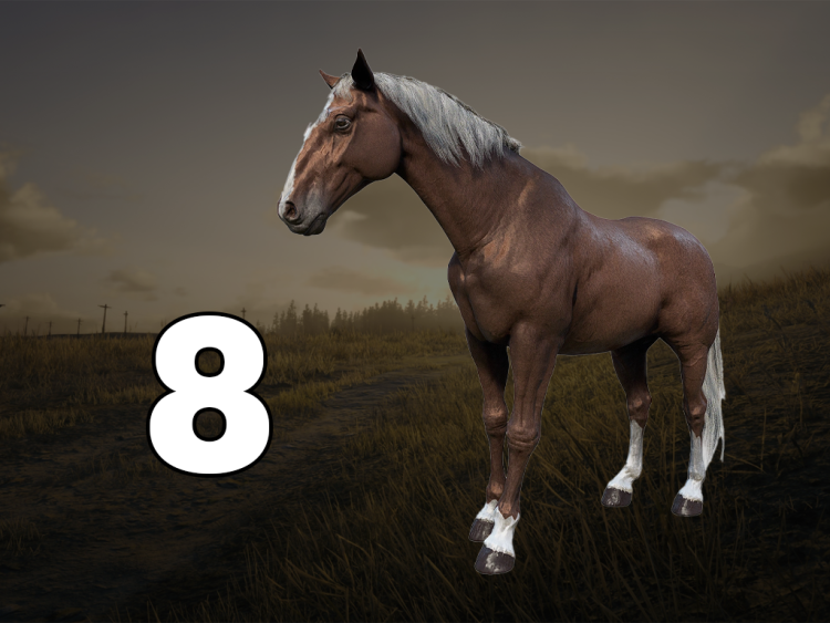 Red Dead Redemption 2:n 10 parasta hevosta suorituskyvyn mukaan luokiteltuna 3