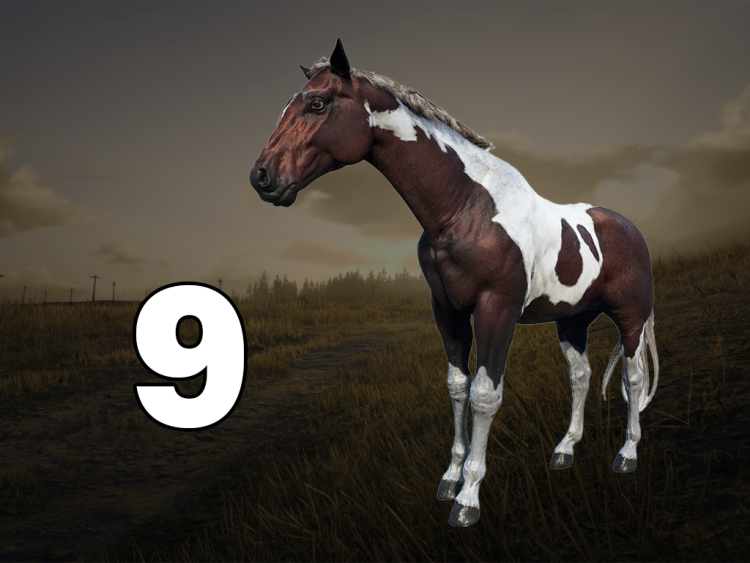 Red Dead Redemption 2:n 10 parasta hevosta suorituskyvyn mukaan luokiteltuna