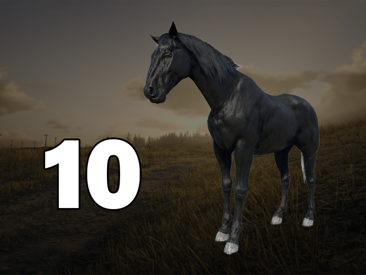 Red Dead Redemption 2:n 10 parasta hevosta suorituskyvyn mukaan luokiteltuna 1
