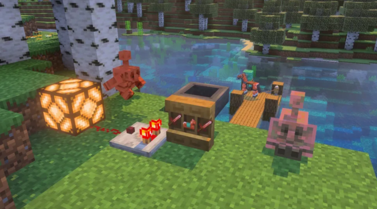 Minecraftin uusi päivitys lisää kuparihevoshaarniskan ja tuo takaisin romutetun Mob 1:n