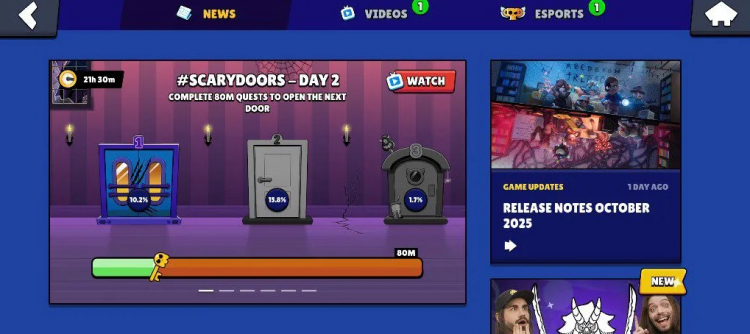 Brawl Stars käynnistää Scary Doors -yhteisötapahtuman — Suorita tehtäviä ja avaa ainutlaatuisia palkintoja, mukaan lukien ilmainen Manga Kenji Hypercharge Skin 1