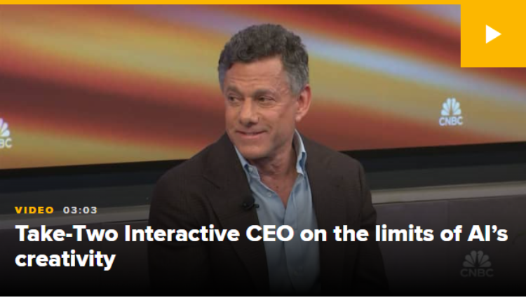 Take-Twon toimitusjohtaja hylkää ajatuksen, että GTA VI:n tekoäly voisi korvata Rockstarin luovan vision.