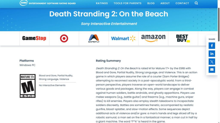 Raportin mukaan Death Stranding 2: On The Beach julkaistaan pian PC:lle