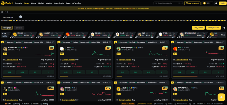 DeBot Crypto Platform 1:ssä raportoitu merkittävä tietoturvaloukkaus
