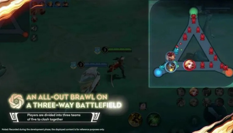 Honor of Kings esittelee Tri-National Clash -tilan Ranked Season 13 -pelissä.