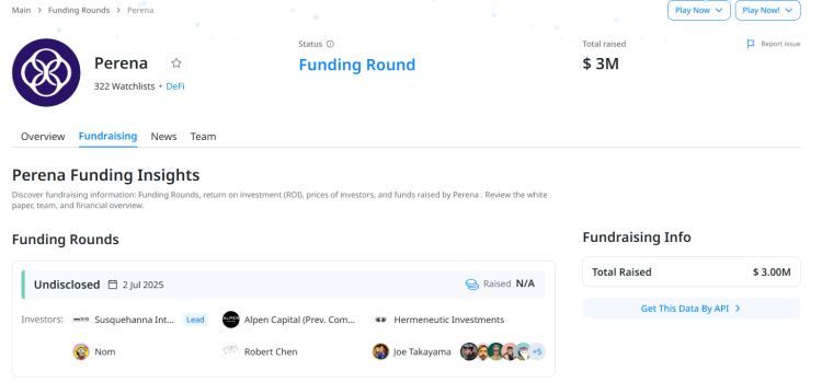 Perena: Hajautettu infrastruktuuri stablecoineille Solanalla herättää sijoittajien ja käyttäjien huomion 1