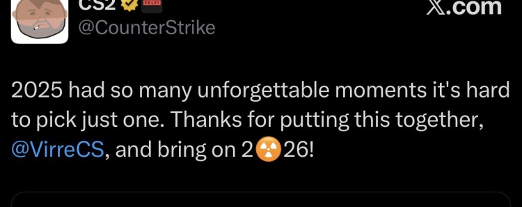 Venttiilin twitti Cache CS2