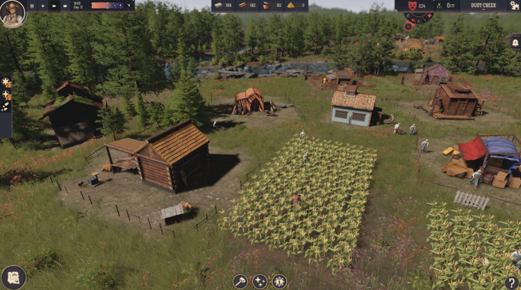 Wild West Pioneers tarjoaa ilmaisen demon, joka yhdistää vanhan lännen ja Colony Simulation 2:n